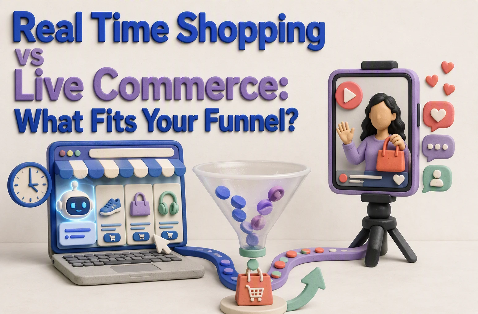 Real Time Shopping vs Live Commerce: What Fits Your Funnel?