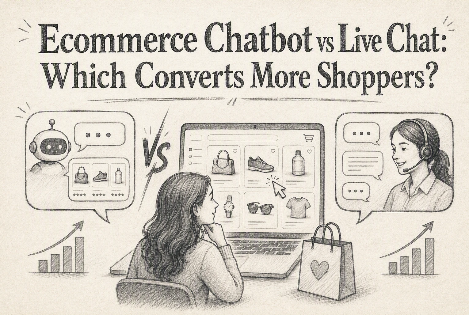 Ecommerce Chatbot vs Live Chat: Which Converts More Shoppers?