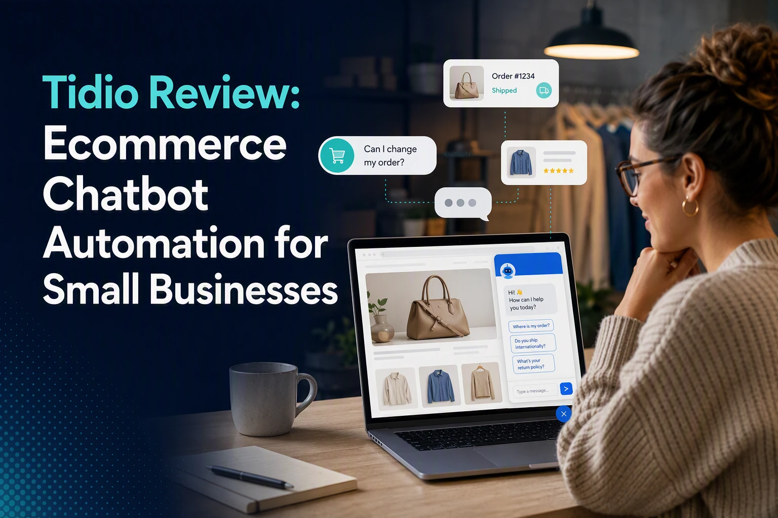 Tidio Review: Ecommerce Chatbot Automation for Small Businesses