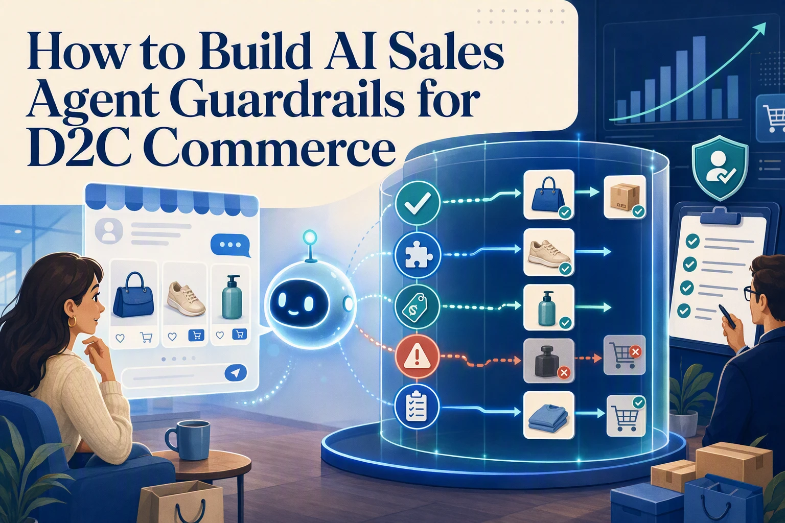 How to Build AI Sales Agent Guardrails for D2C Commerce