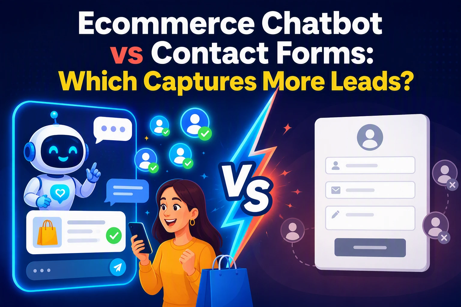 Ecommerce Chatbot vs Contact Forms: Which Captures More Leads?