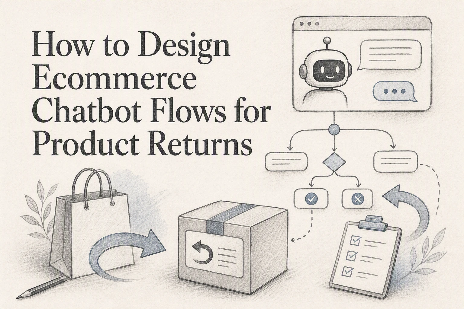How to Design Ecommerce Chatbot Flows for Product Returns