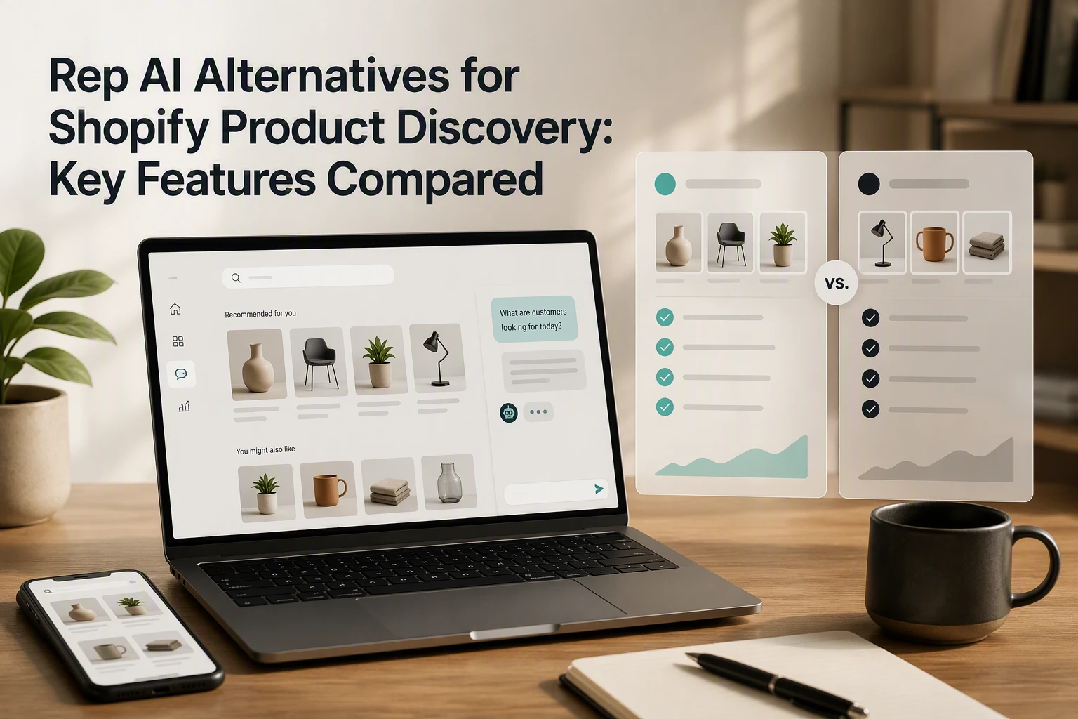 Rep AI Alternatives for Shopify Product Discovery: Key Features Compared