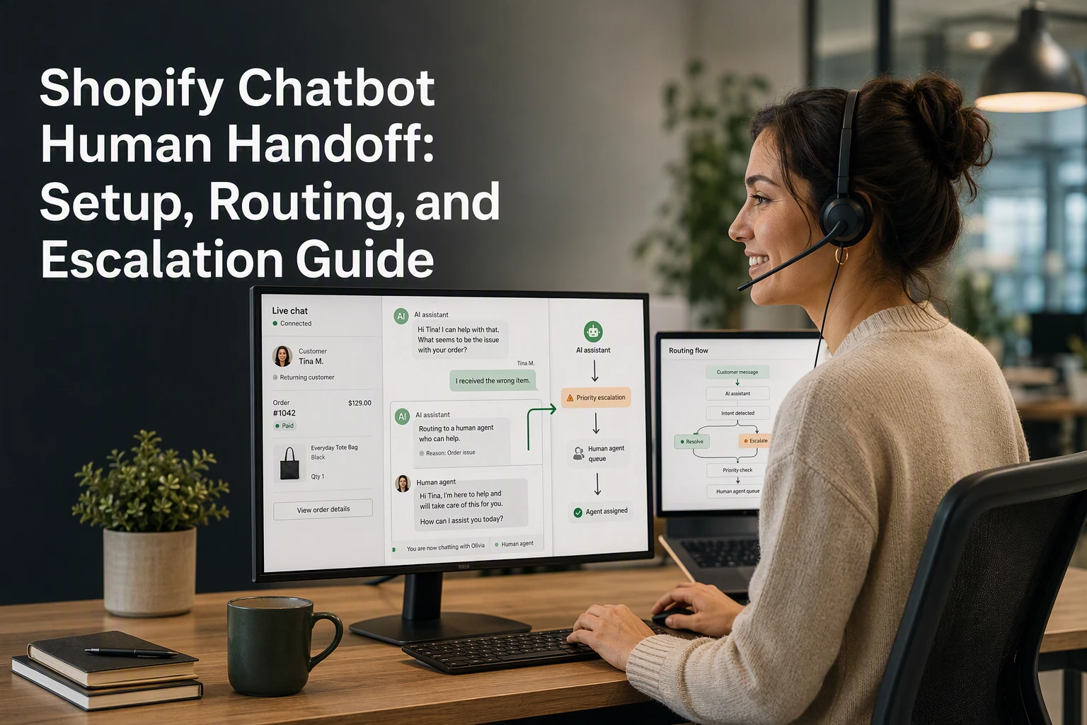 Shopify Chatbot Human Handoff: Setup, Routing, and Escalation Guide