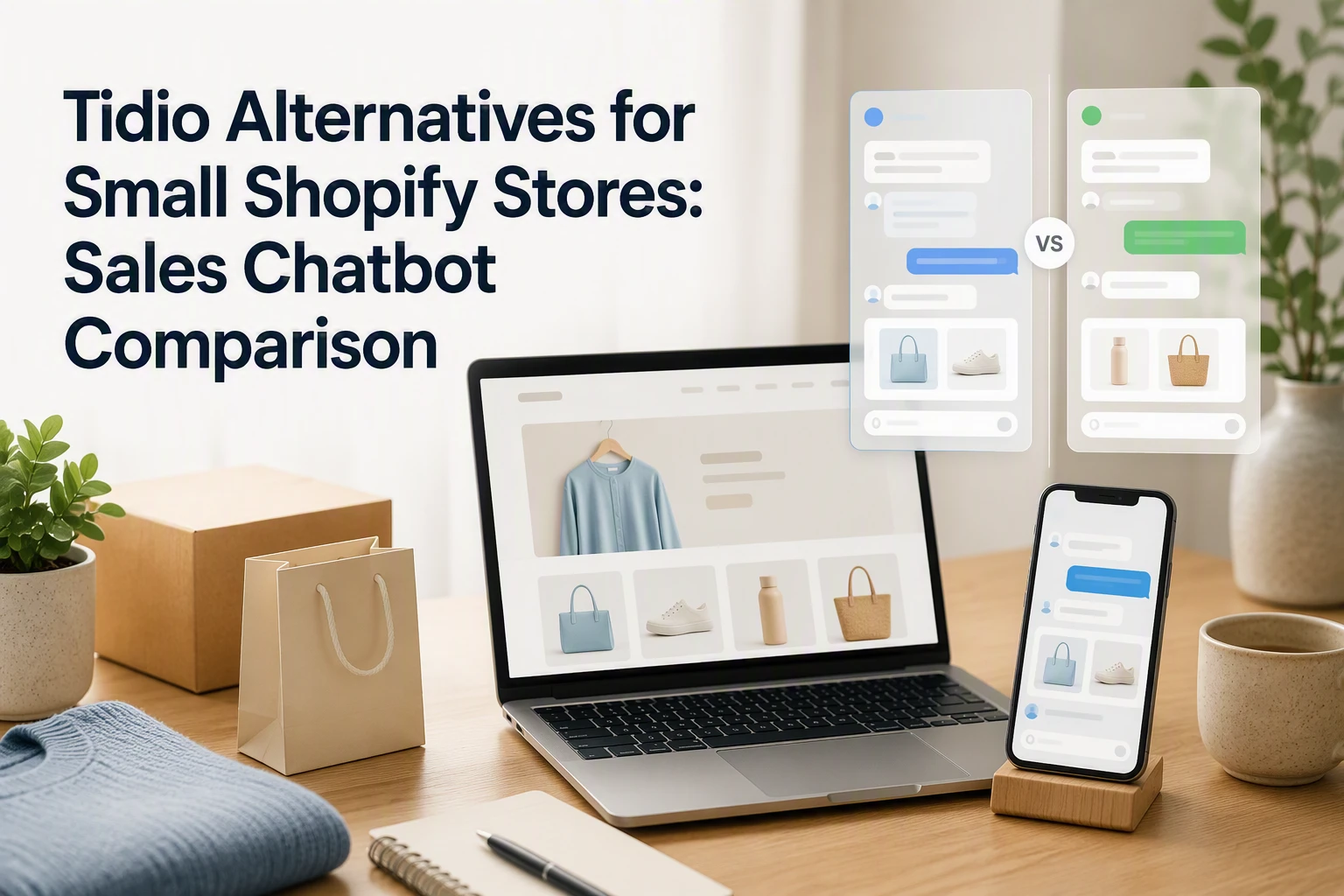 Tidio Alternatives for Small Shopify Stores: Sales Chatbot Comparison