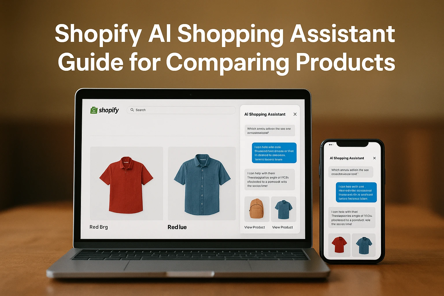 Shopify AI Shopping Assistant Guide for Comparing Products