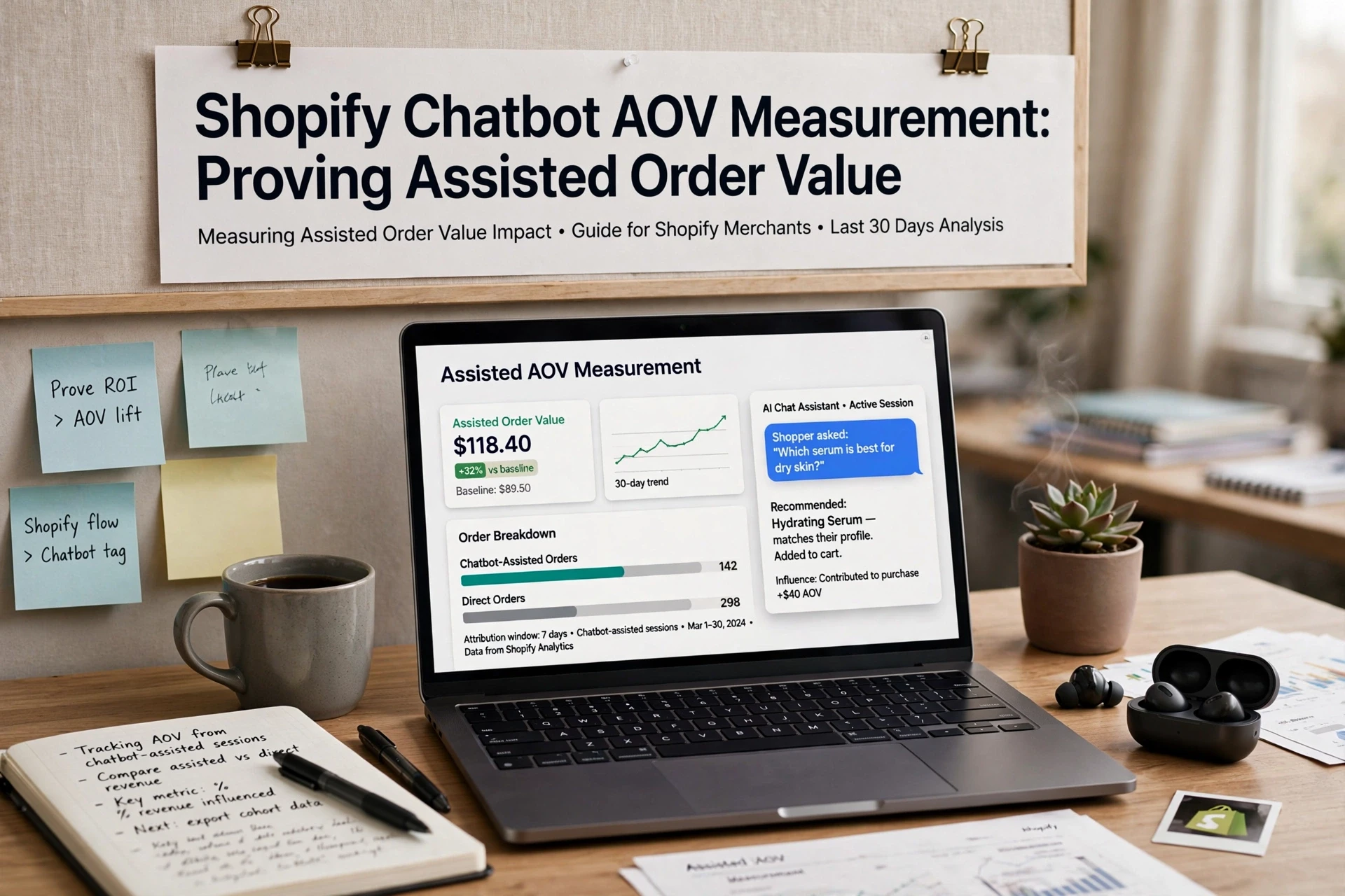 Shopify Chatbot AOV Measurement: Proving Assisted Order Value