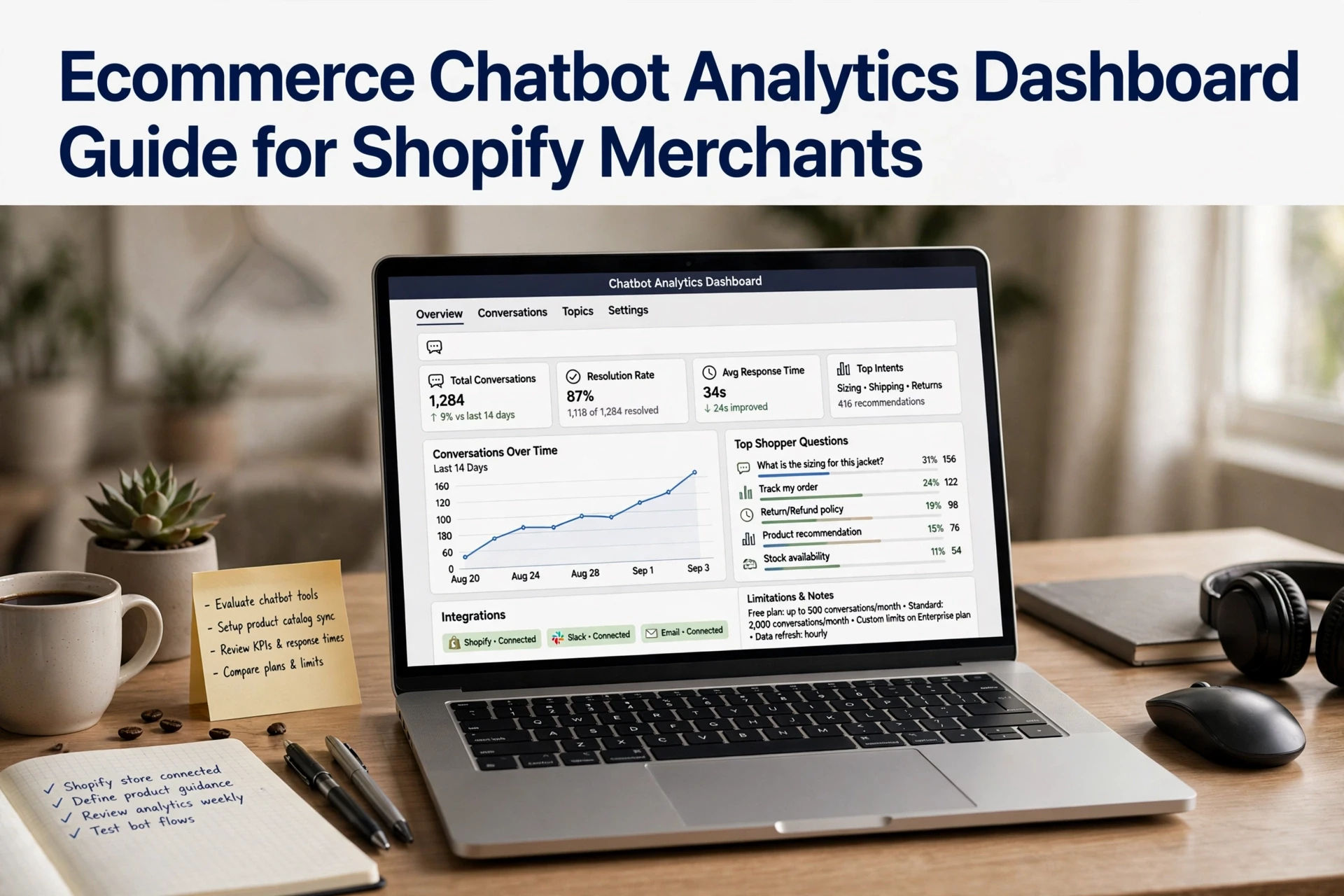 Ecommerce Chatbot Analytics Dashboard Guide for Shopify Merchants