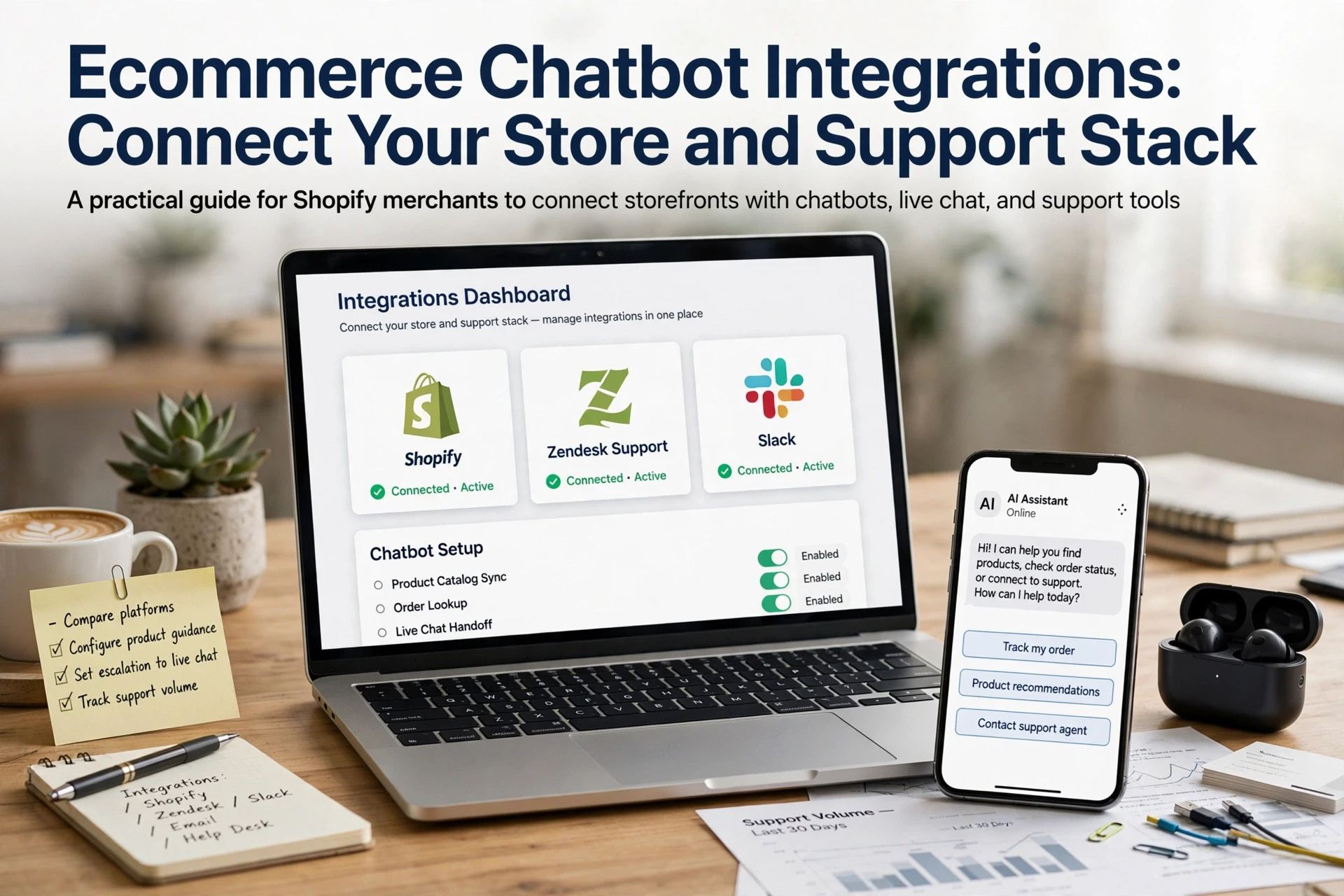 Ecommerce Chatbot Integrations: Connect Your Store and Support Stack