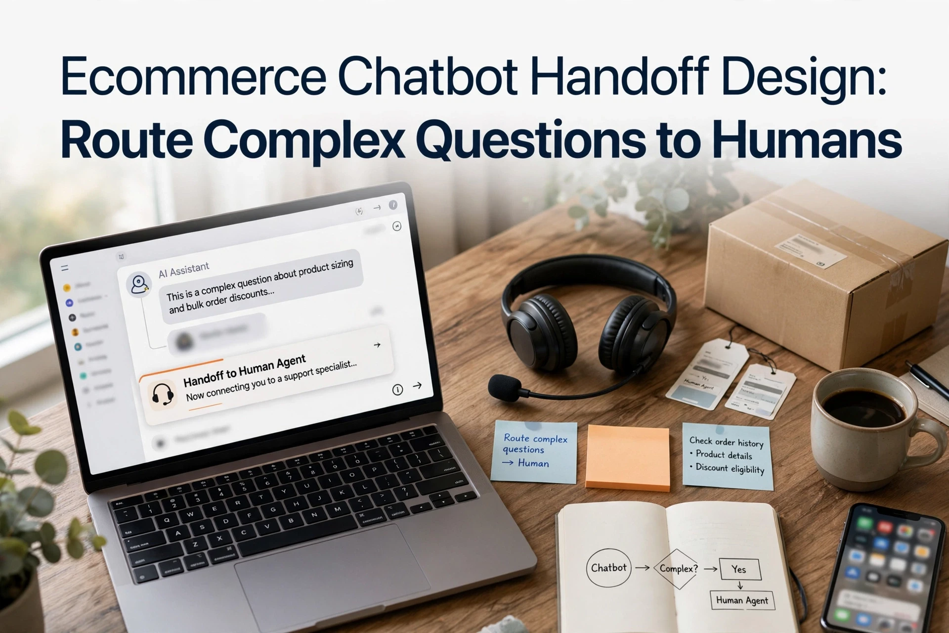 Ecommerce Chatbot Handoff Design: Route Complex Questions to Humans