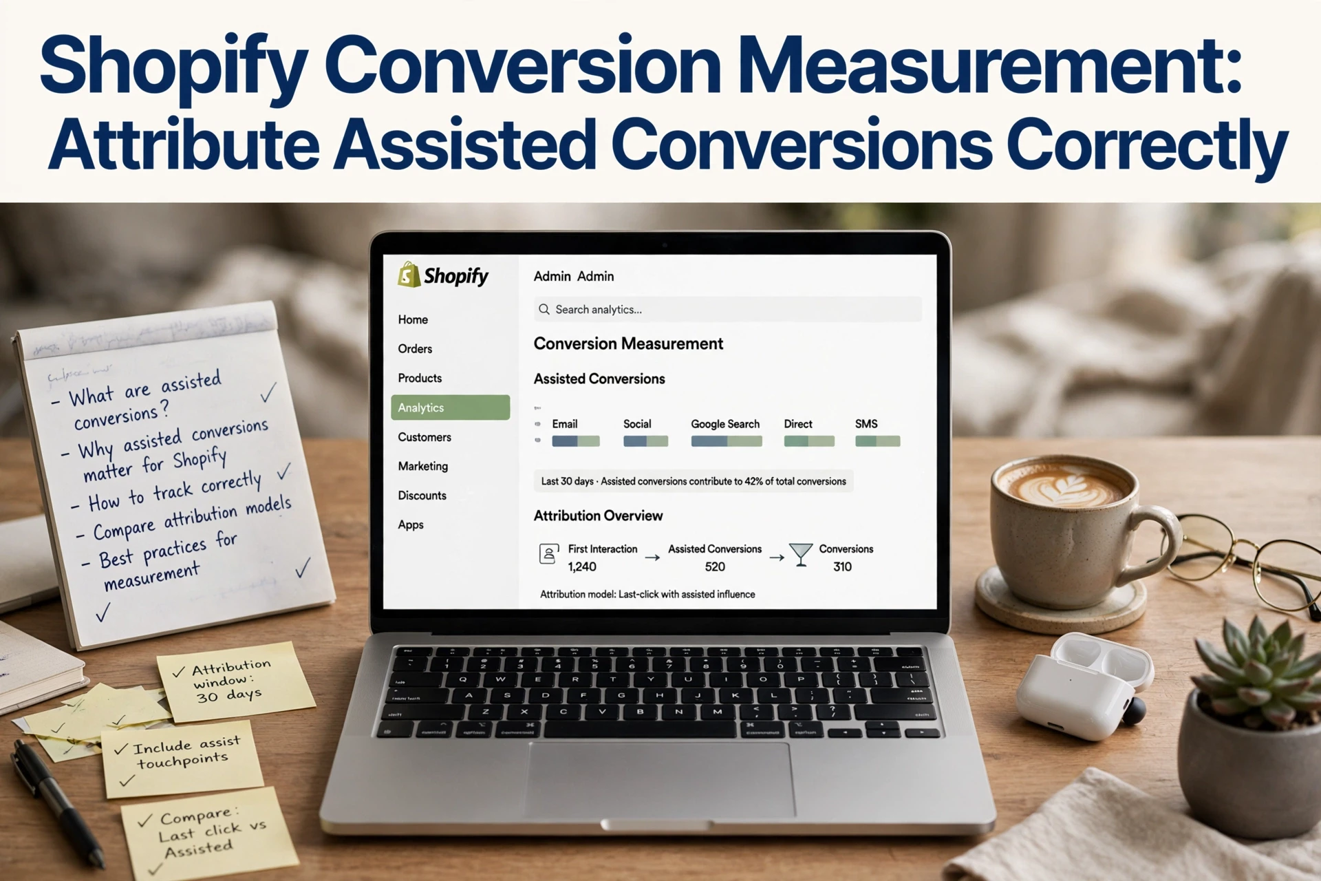 Shopify Conversion Measurement: Attribute Assisted Conversions Correctly