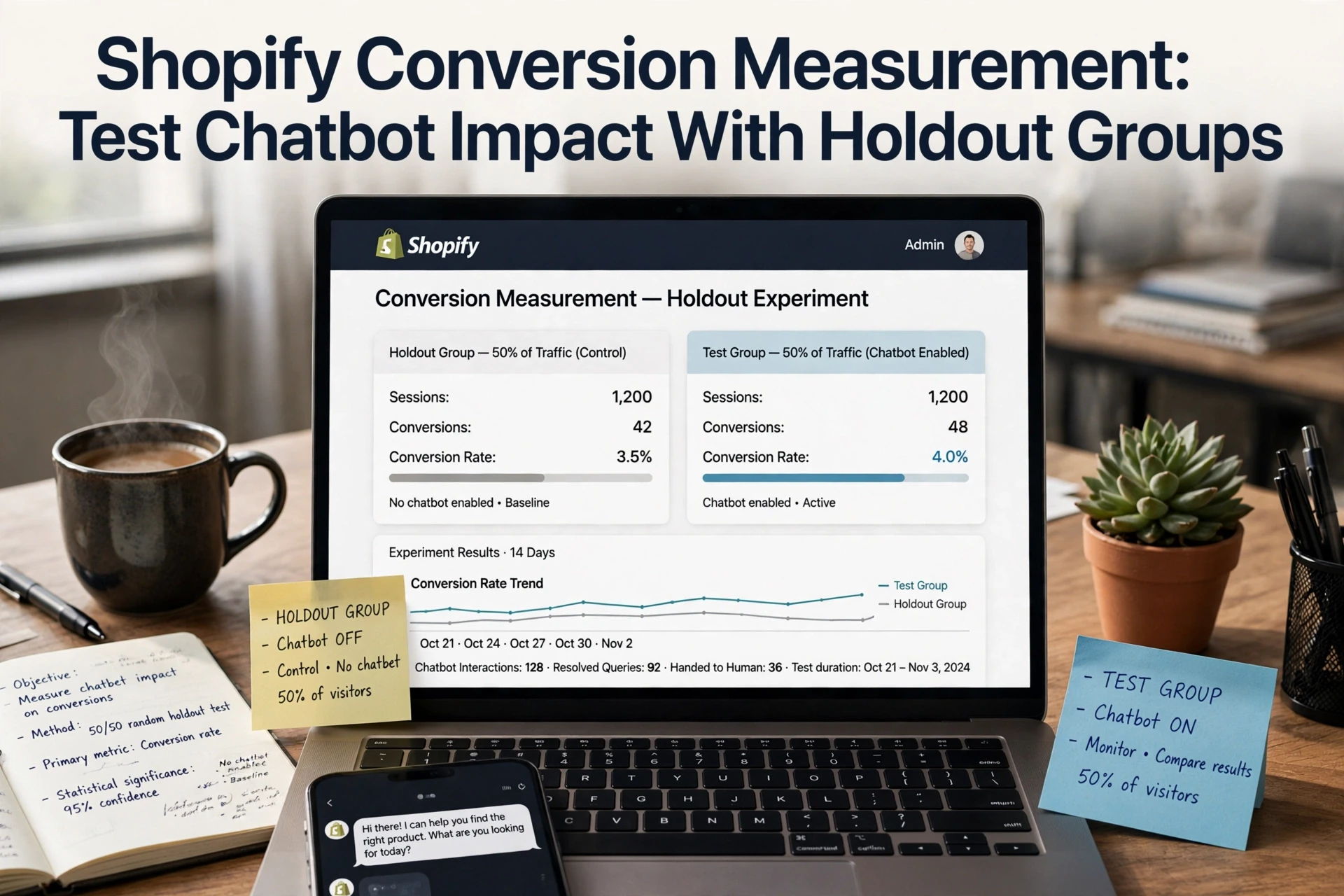 Shopify Conversion Measurement: Test Chatbot Impact With Holdout Groups