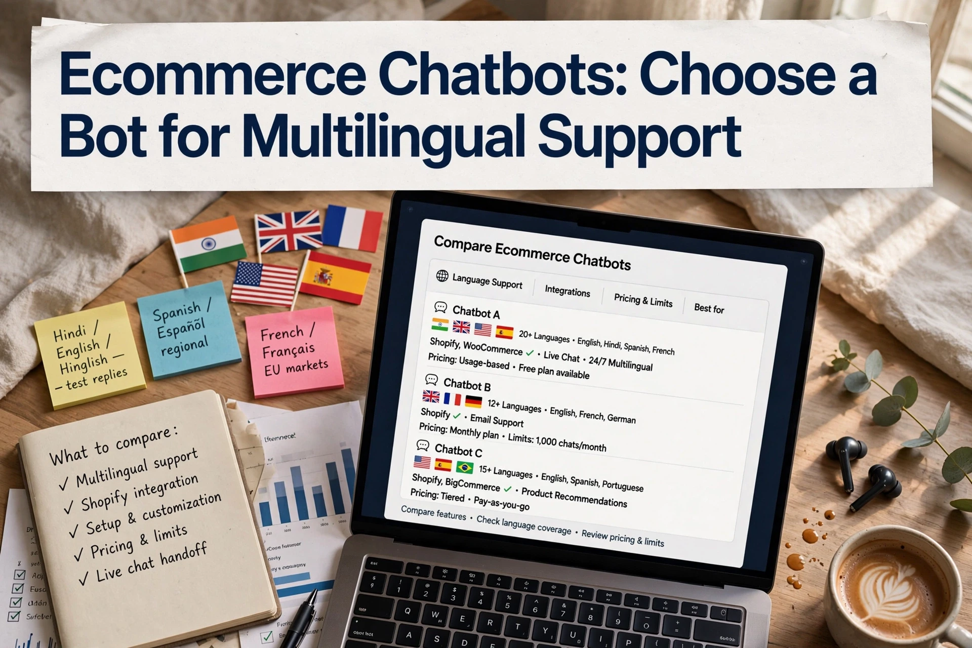 Ecommerce Chatbots: Choose a Bot for Multilingual Support