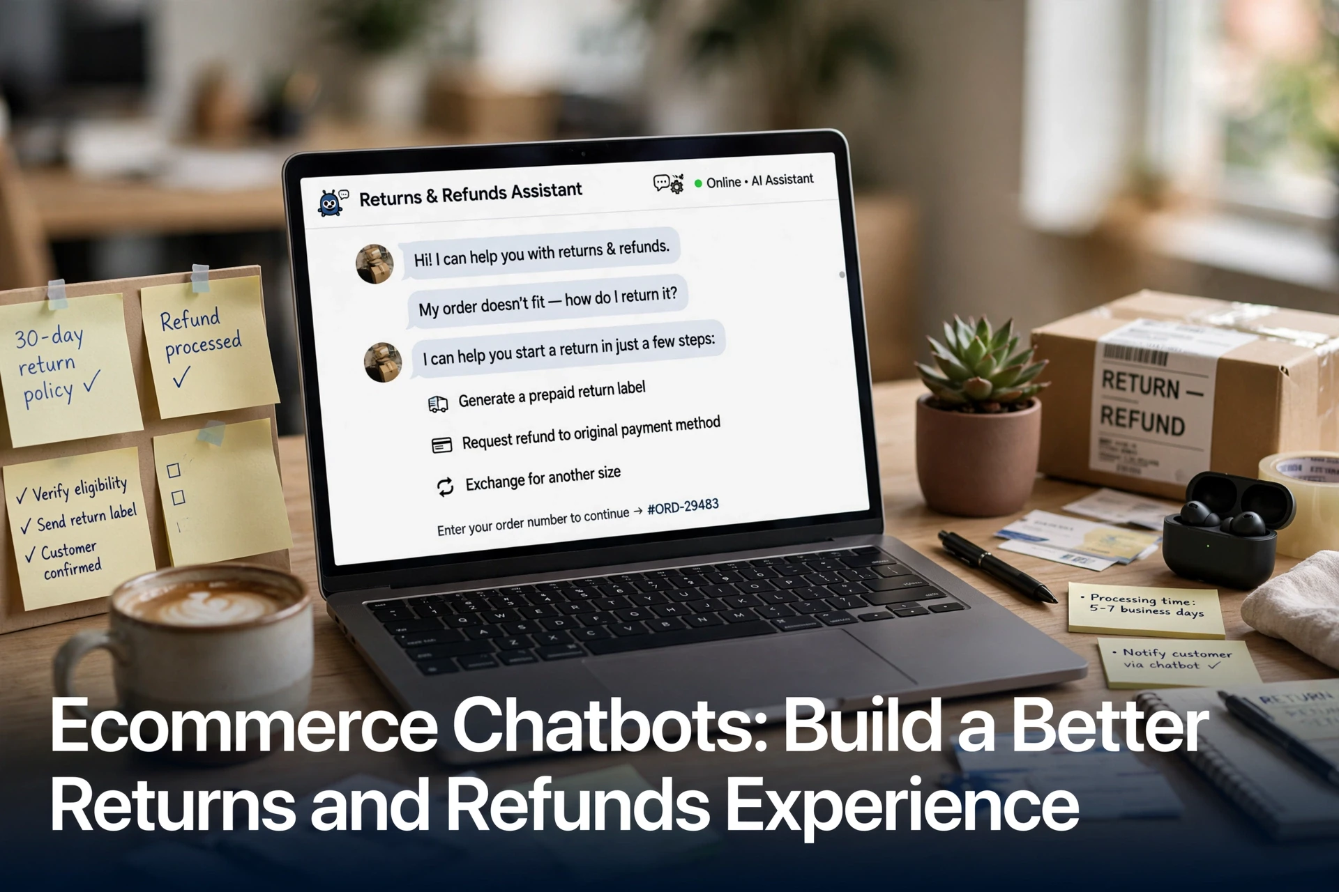 Ecommerce Chatbots: Build a Better Returns and Refunds Experience