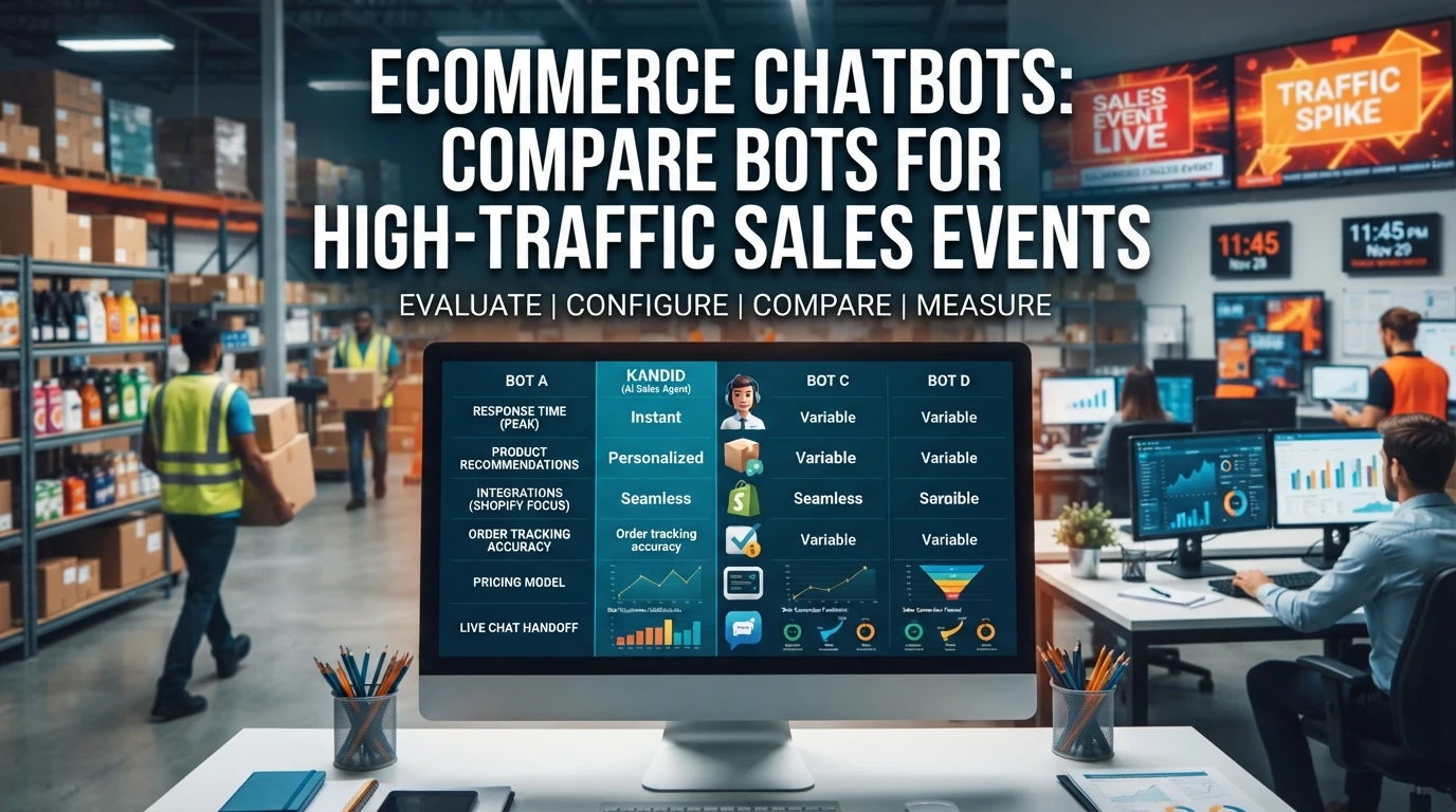 Ecommerce Chatbots: Compare Bots for High-Traffic Sales Events