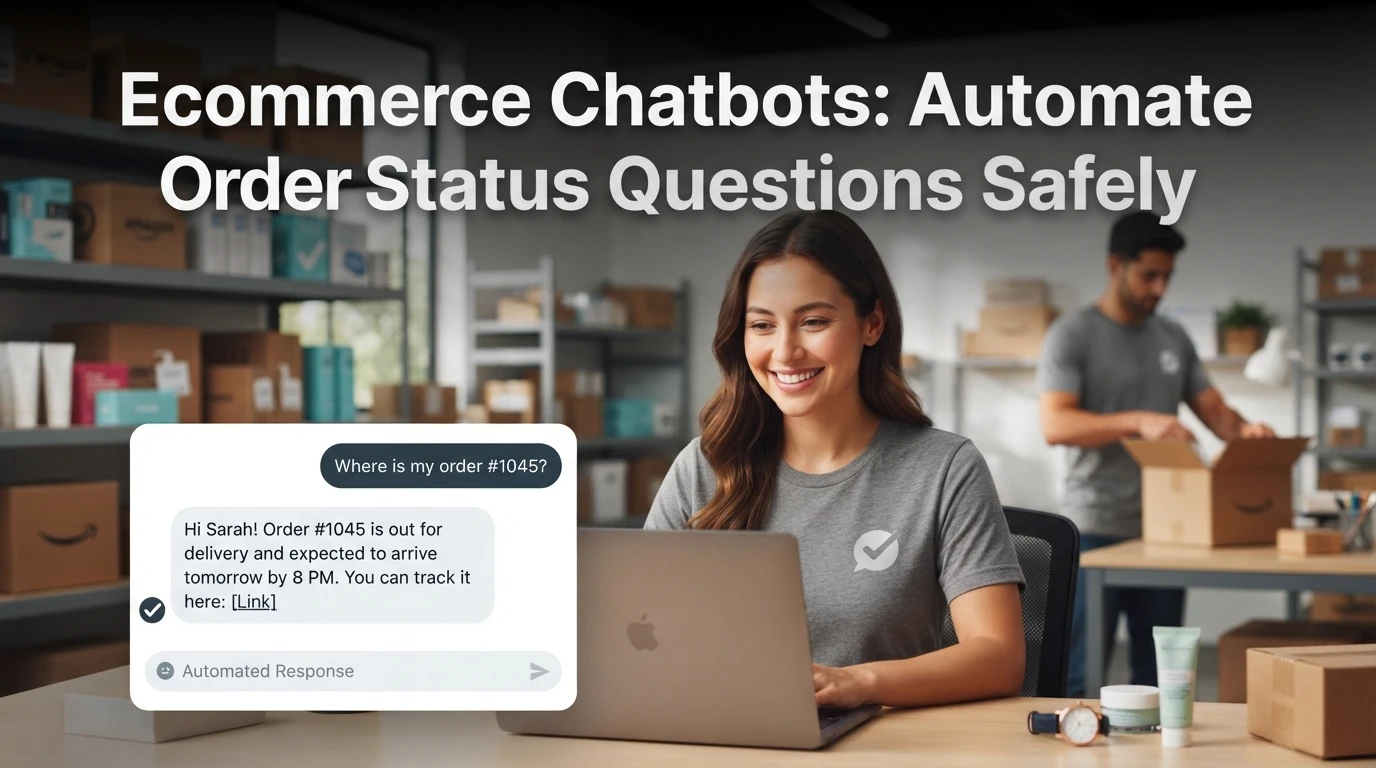 Ecommerce Chatbots: Automate Order Status Questions Safely