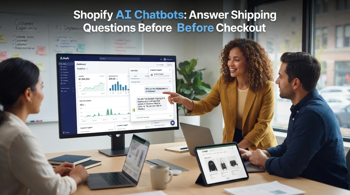 Shopify AI Chatbots: Answer Shipping Questions Before Checkout