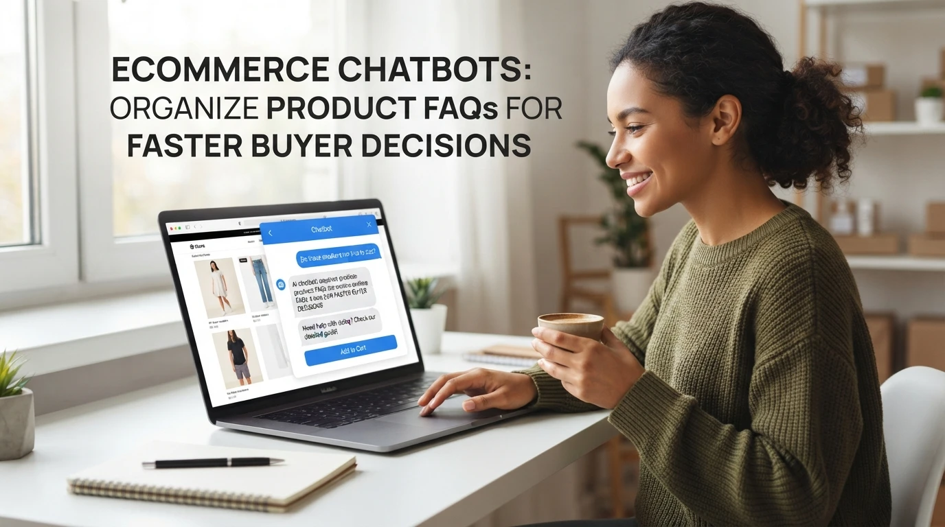 Ecommerce Chatbots: Organize Product FAQs for Faster Buyer Decisions