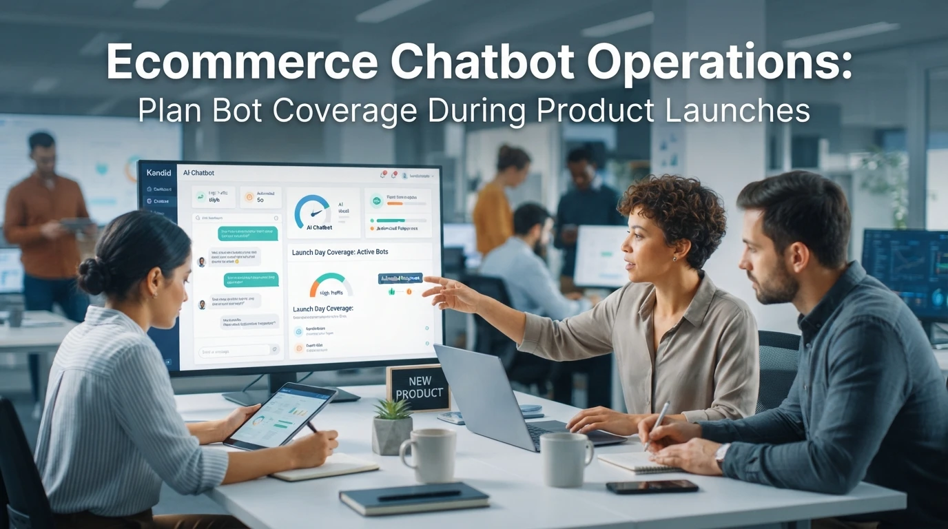 Ecommerce Chatbot Operations: Plan Bot Coverage During Product Launches