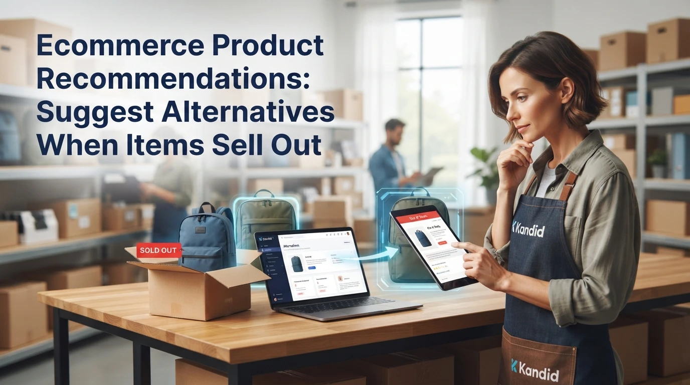 Ecommerce Product Recommendations: Suggest Alternatives When Items Sell Out