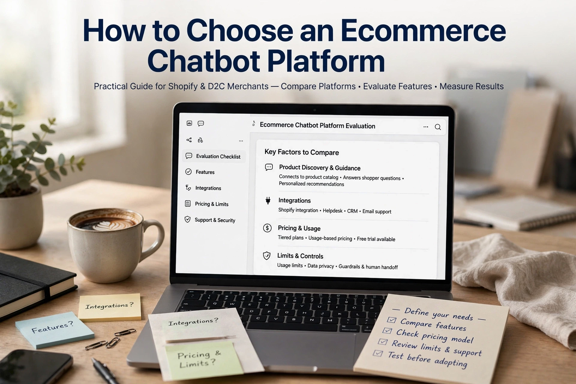 How to Choose an Ecommerce Chatbot Platform