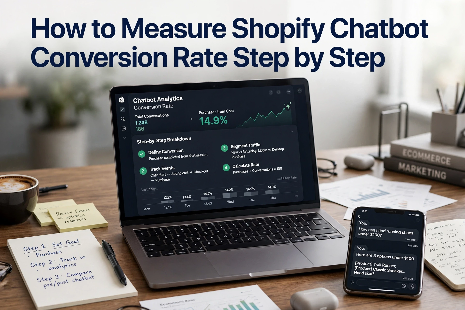 How to Measure Shopify Chatbot Conversion Rate Step by Step