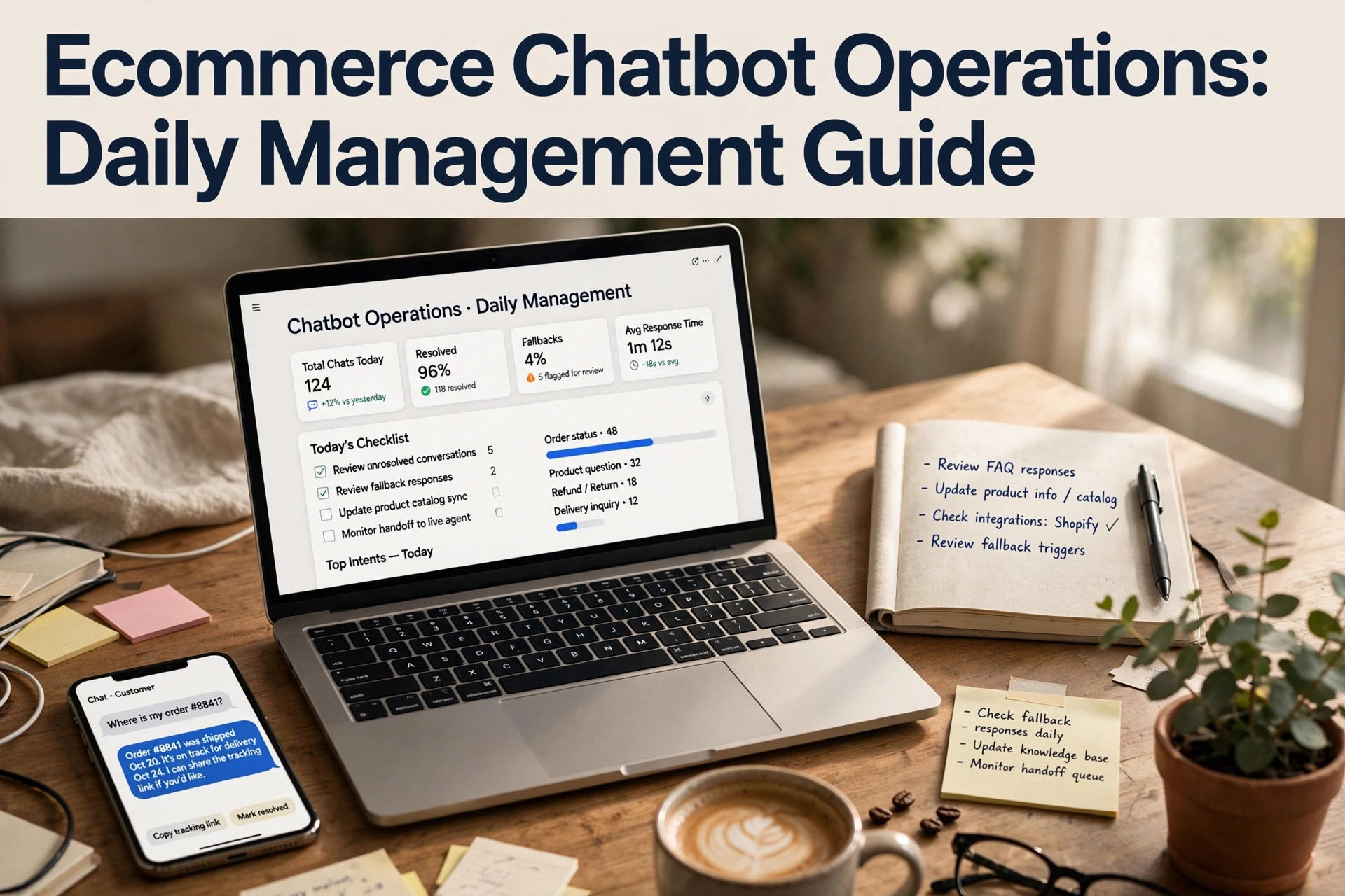 Ecommerce Chatbot Operations: Daily Management Guide