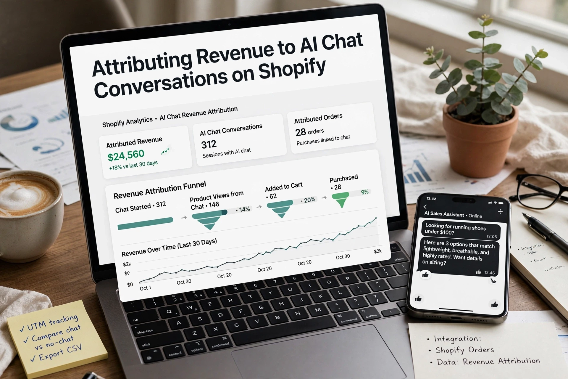 Attributing Revenue to AI Chat Conversations on Shopify
