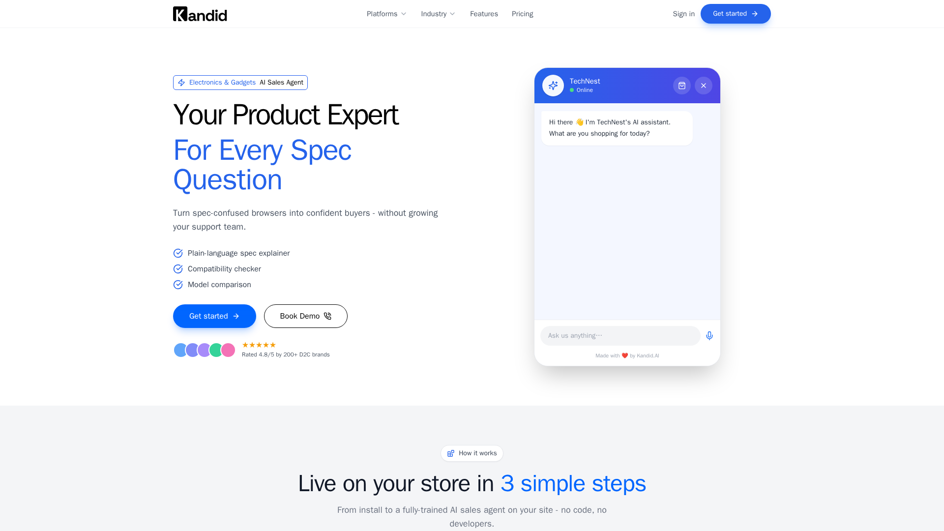 No real-time inventory or availability cues
