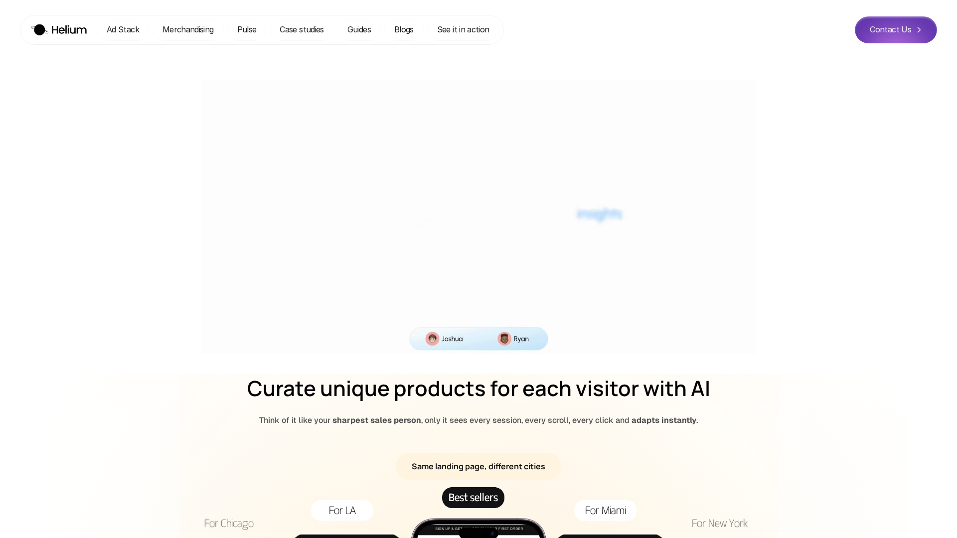 Real-time product personalization