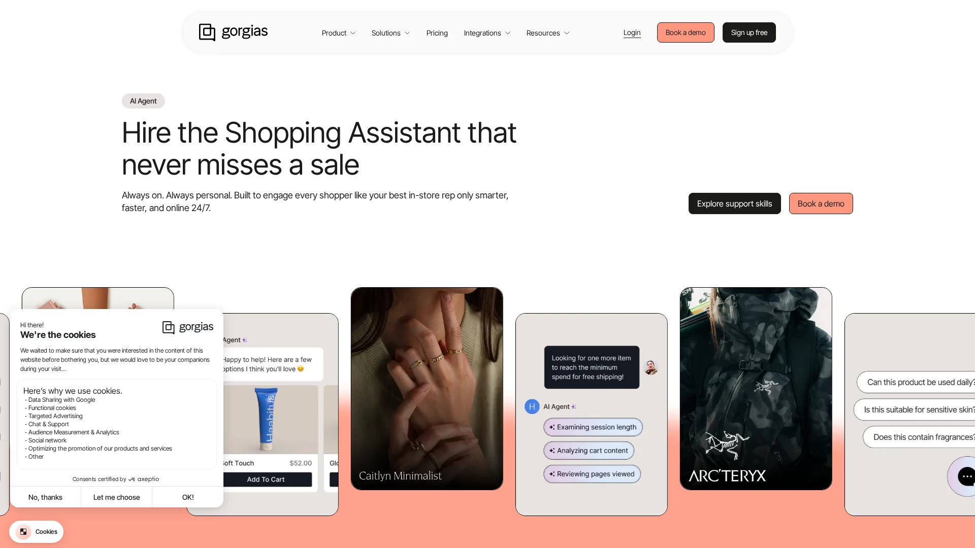 Gorgias Shopping Assistant
