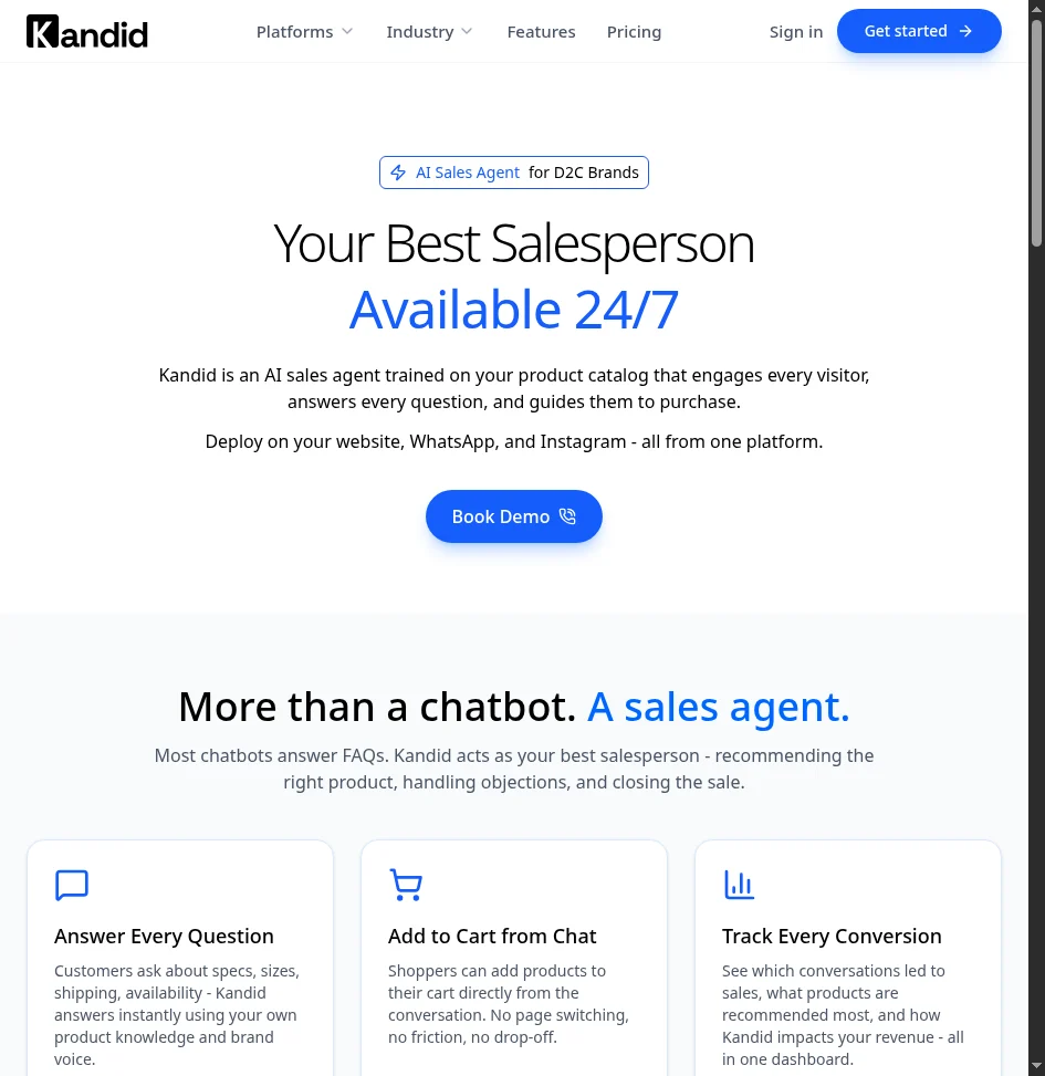 Real-Time AI Sales Agent
