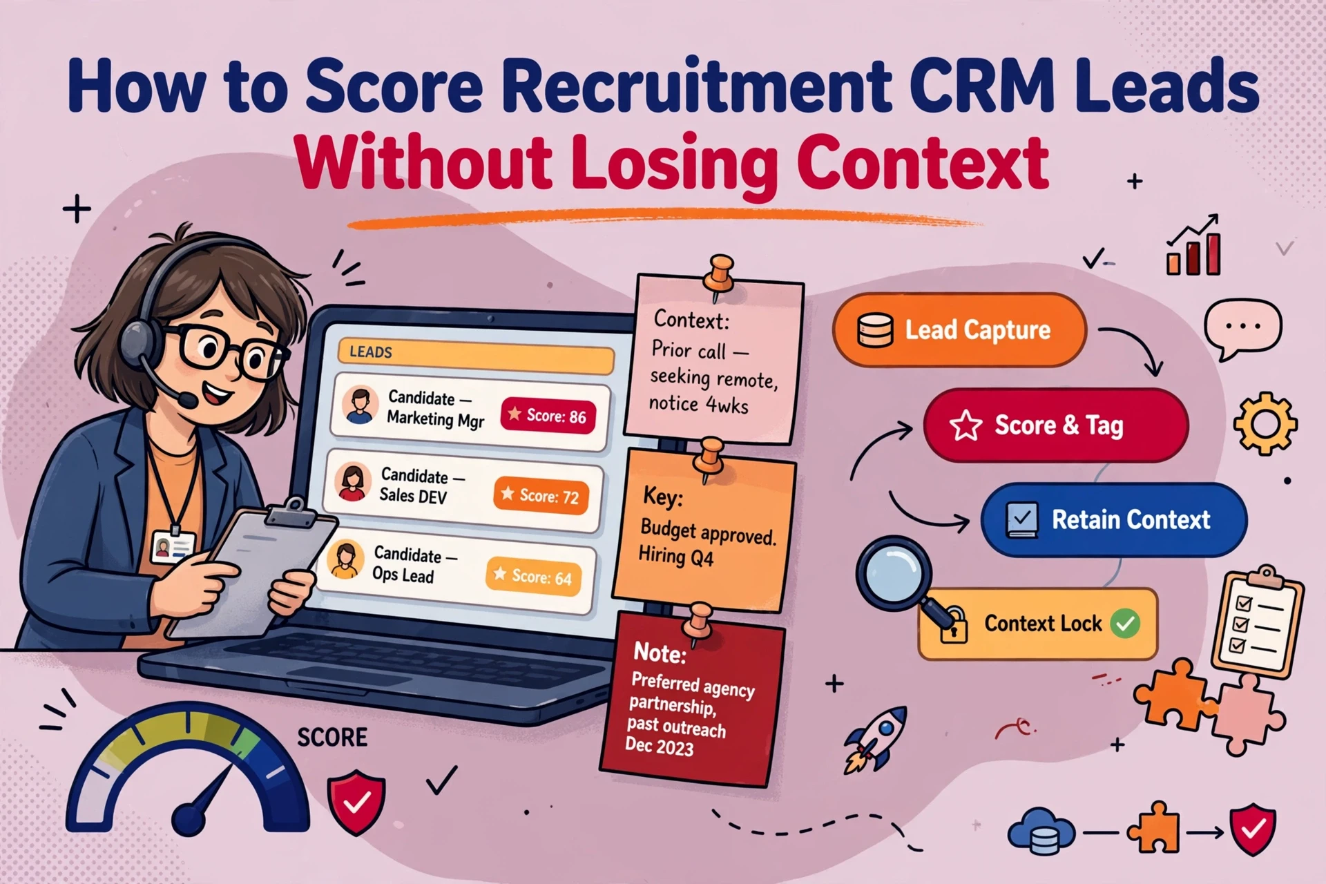 How to Score Recruitment CRM Leads Without Losing Context: featured image