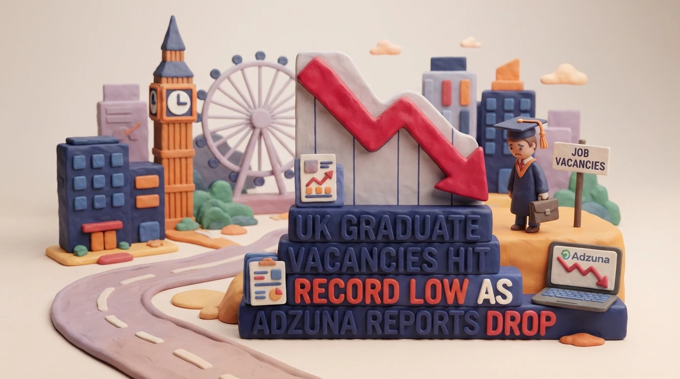 UK Graduate Vacancies Hit Record Low as Adzuna Reports Drop: featured image