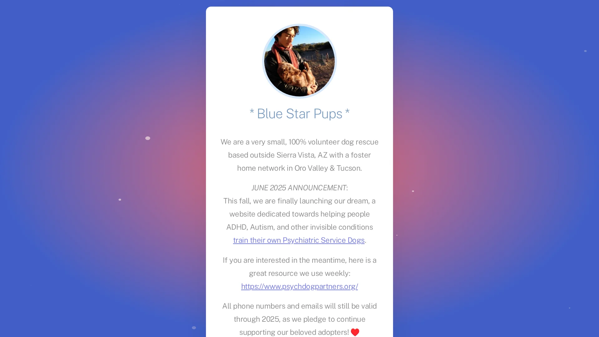 Blue Star Pups