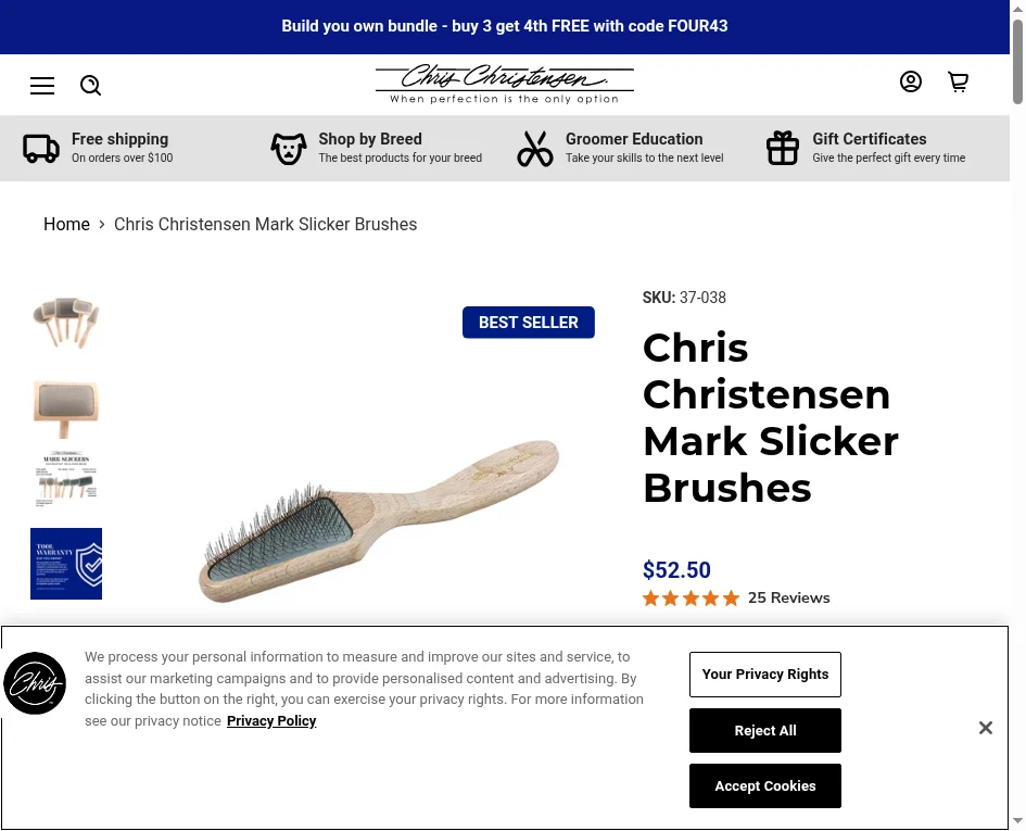 Chris Christensen Mark Slicker Brushes