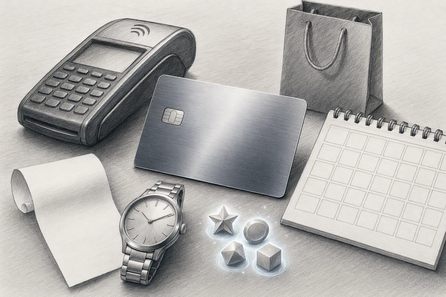 A credit card dashboard tracking spending progress with a 30-day timer