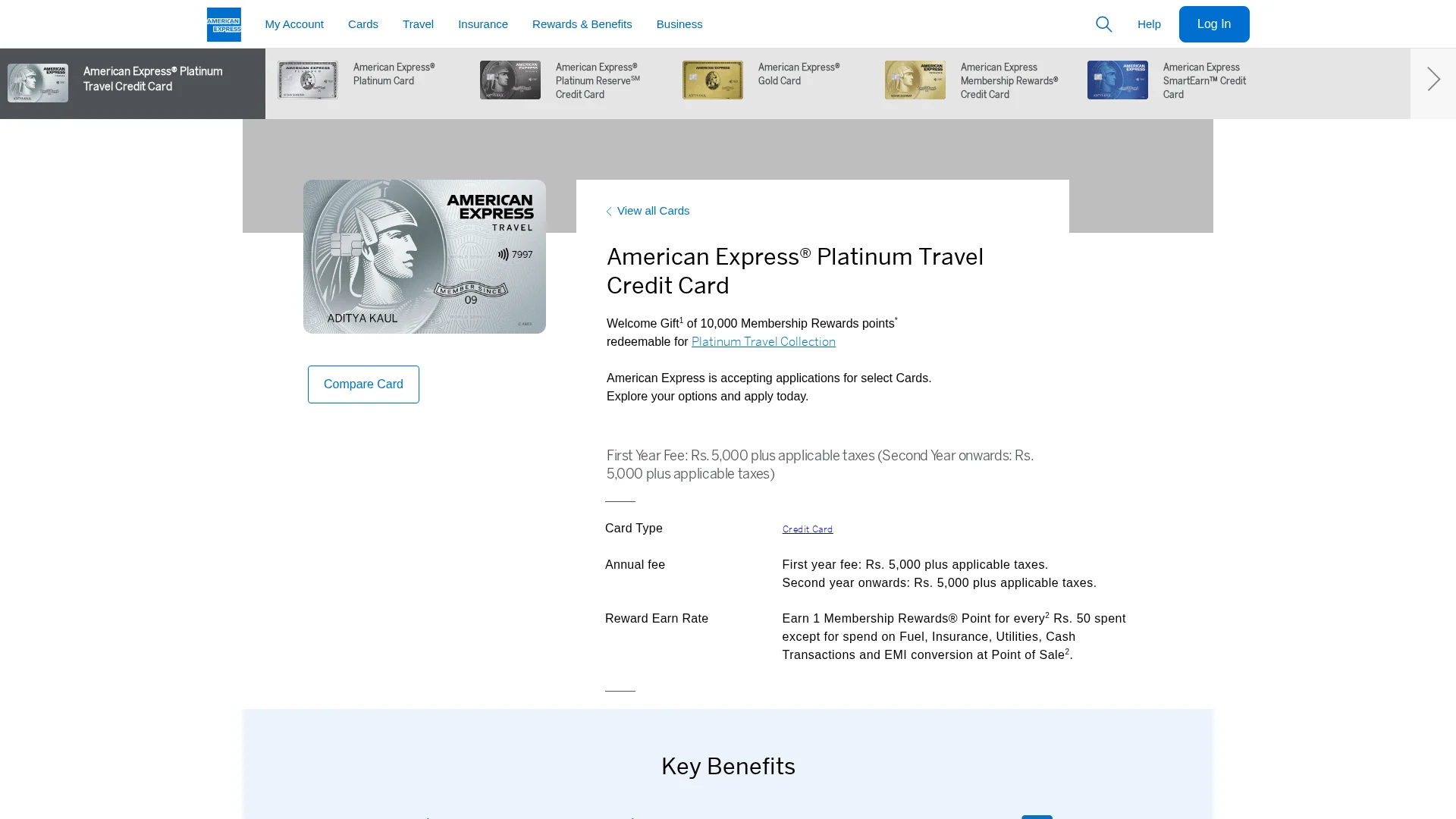 American Express® Platinum Travel Credit Card