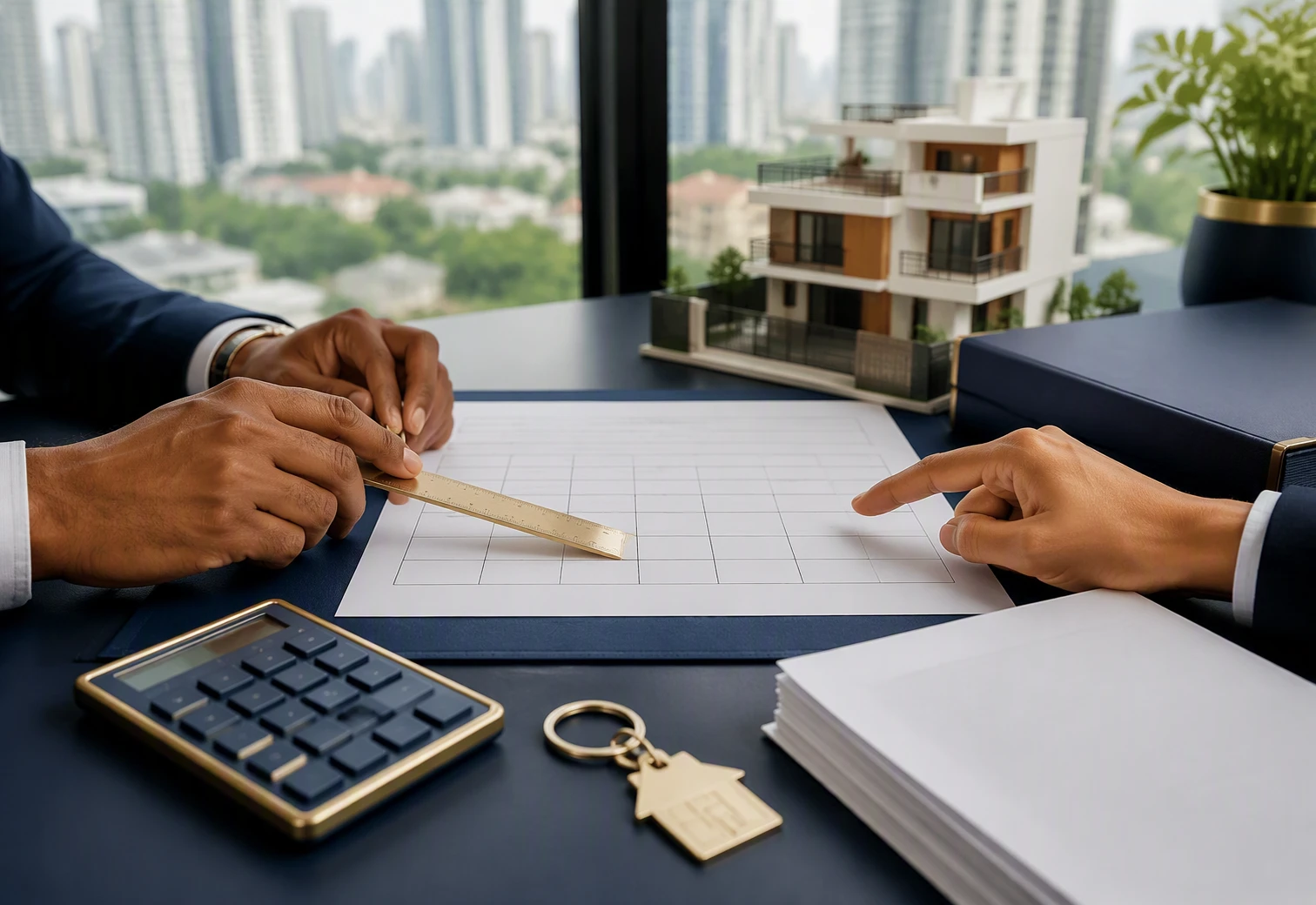 A clean comparison table with highlighted loan terms