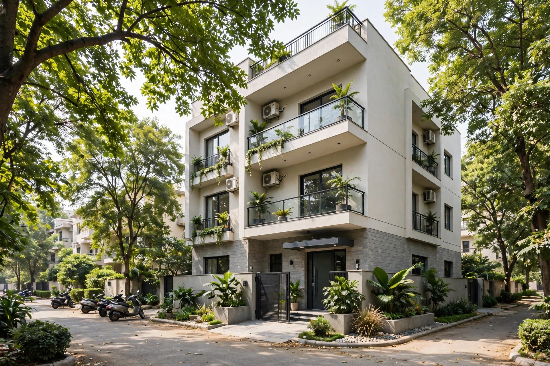 Low-rise independent floor with private entrance