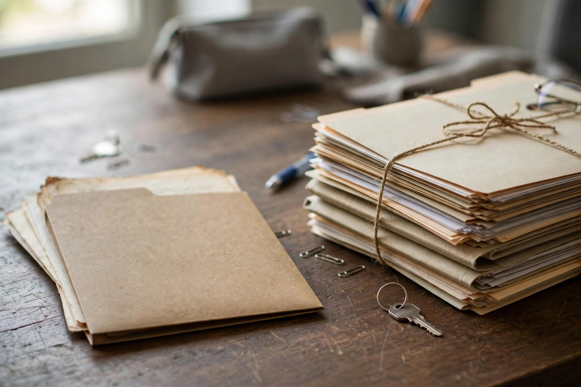 Property files with power of attorney folder