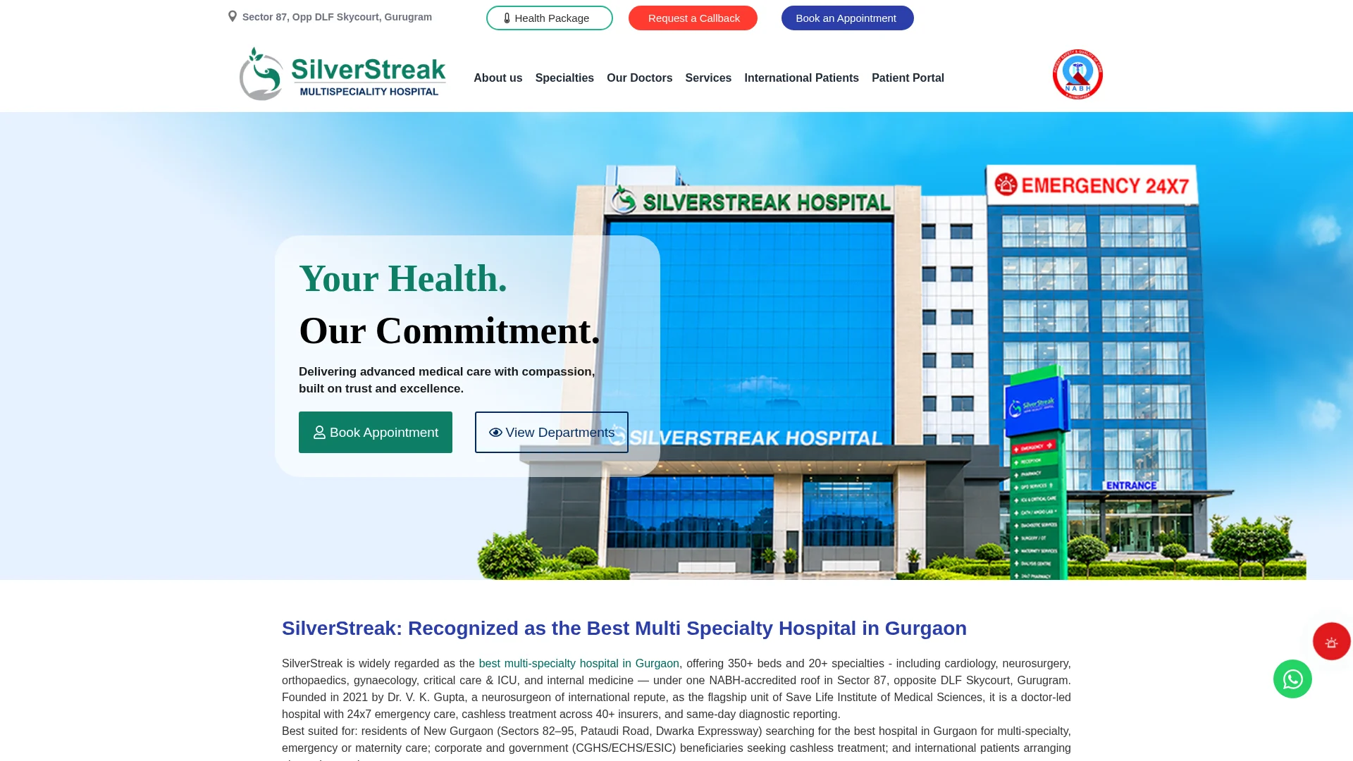 SilverStreak Multispeciality Hospital