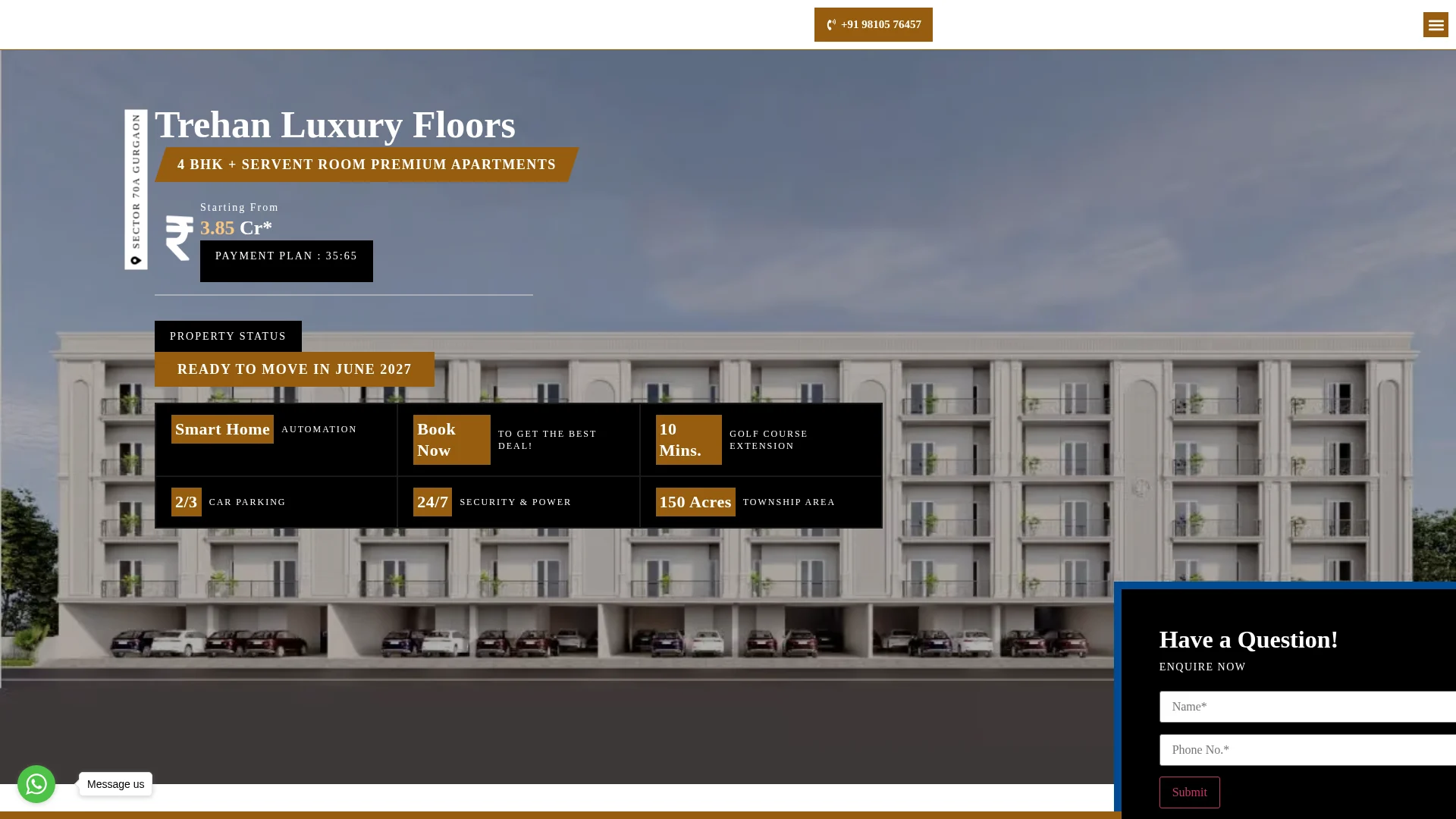 Trehan Luxury Floors Sector 70A