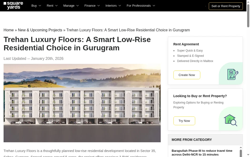 Trehan Luxury Floors, Sector 35 Sohna