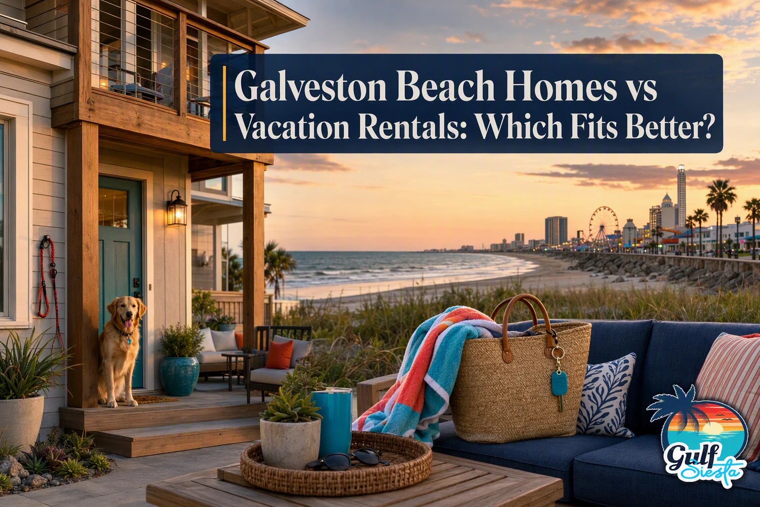 Galveston Strandhäuser vs. Ferienwohnungen: Was passt besser?