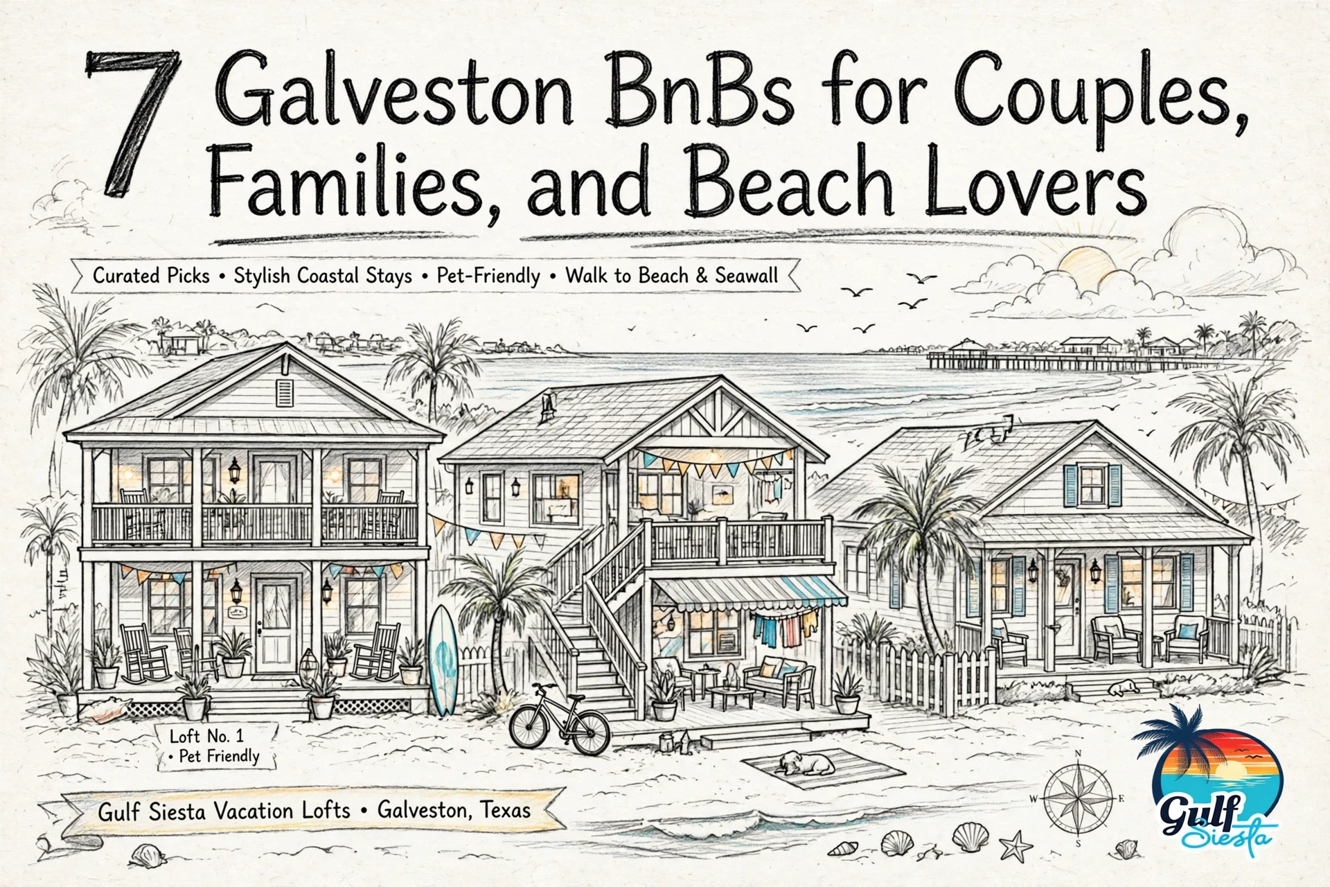 7 Galveston BnBs für Paare, Familien und Strandliebhaber