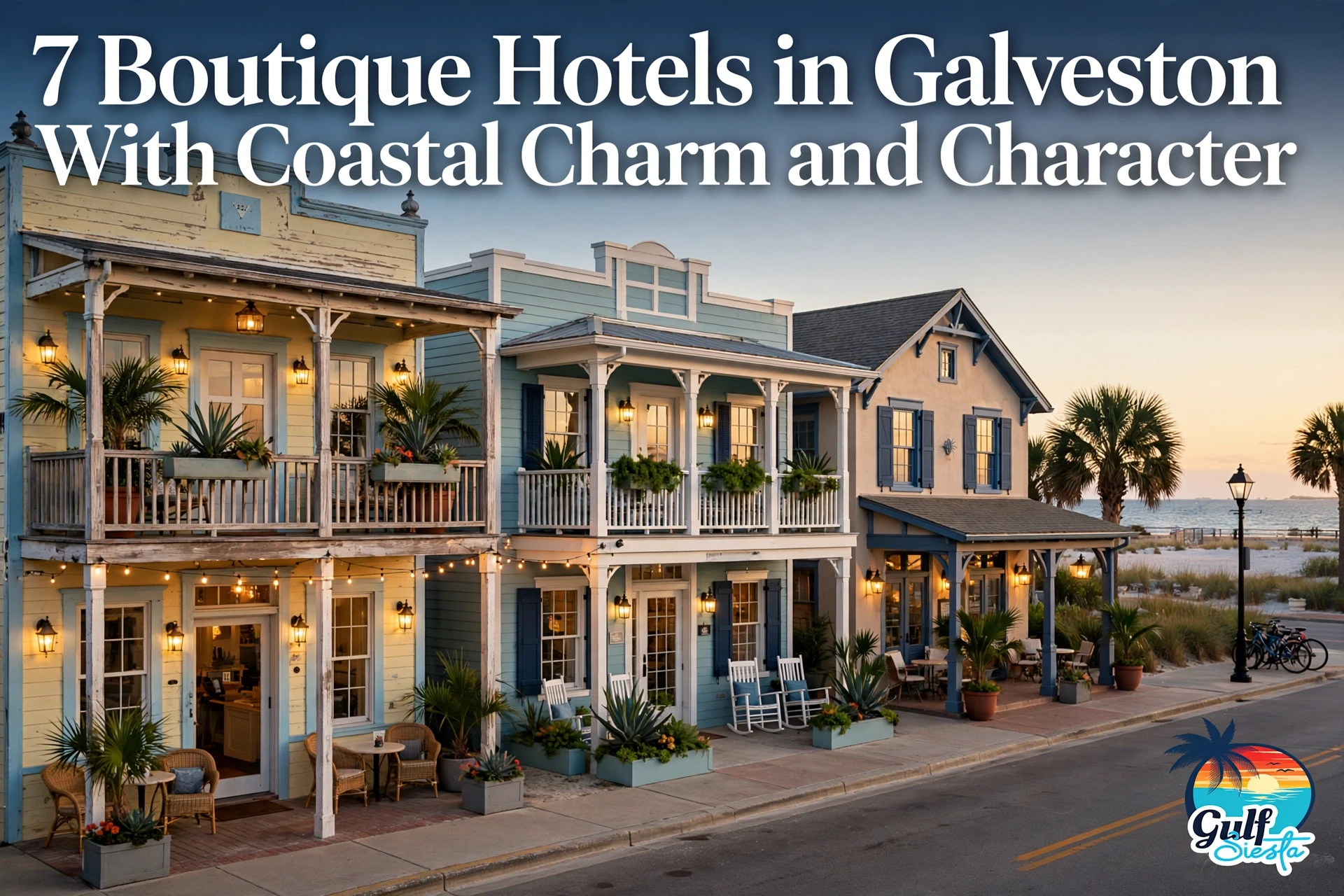 7 Boutique Hotels in Galveston With Coastal Charm and Character