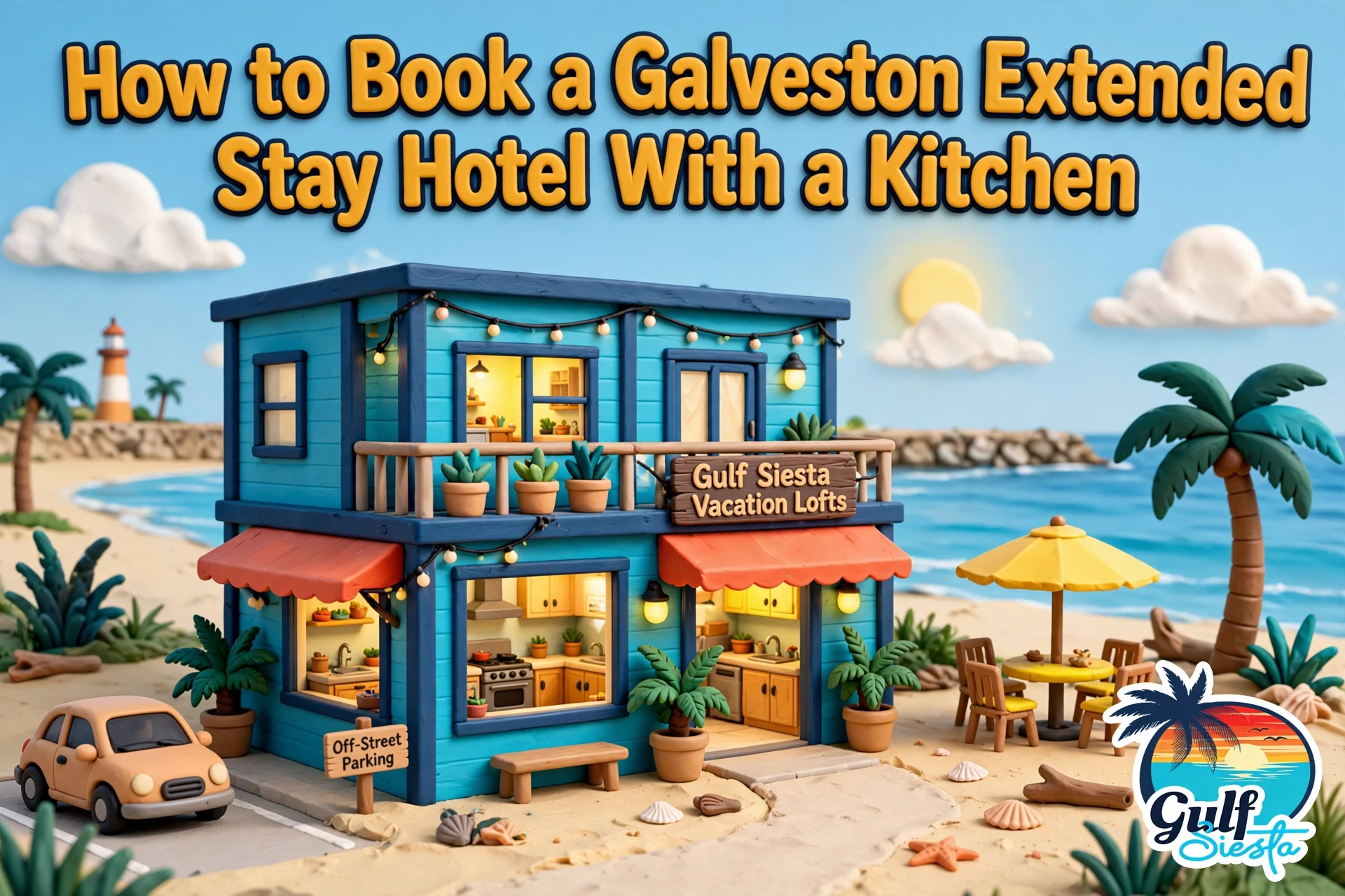 How to Book a Galveston Extended Stay Hotel With a Kitchen