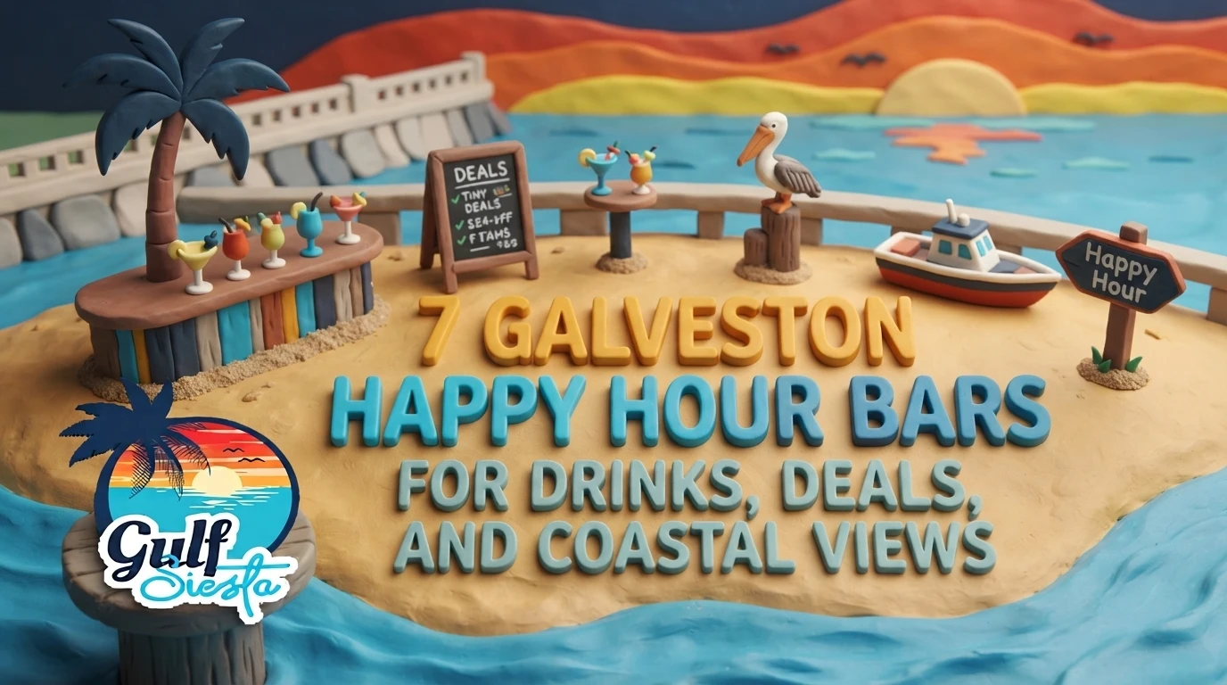 7 Galveston Happy Hour Bars for Drinks, Deals, and Coastal Views