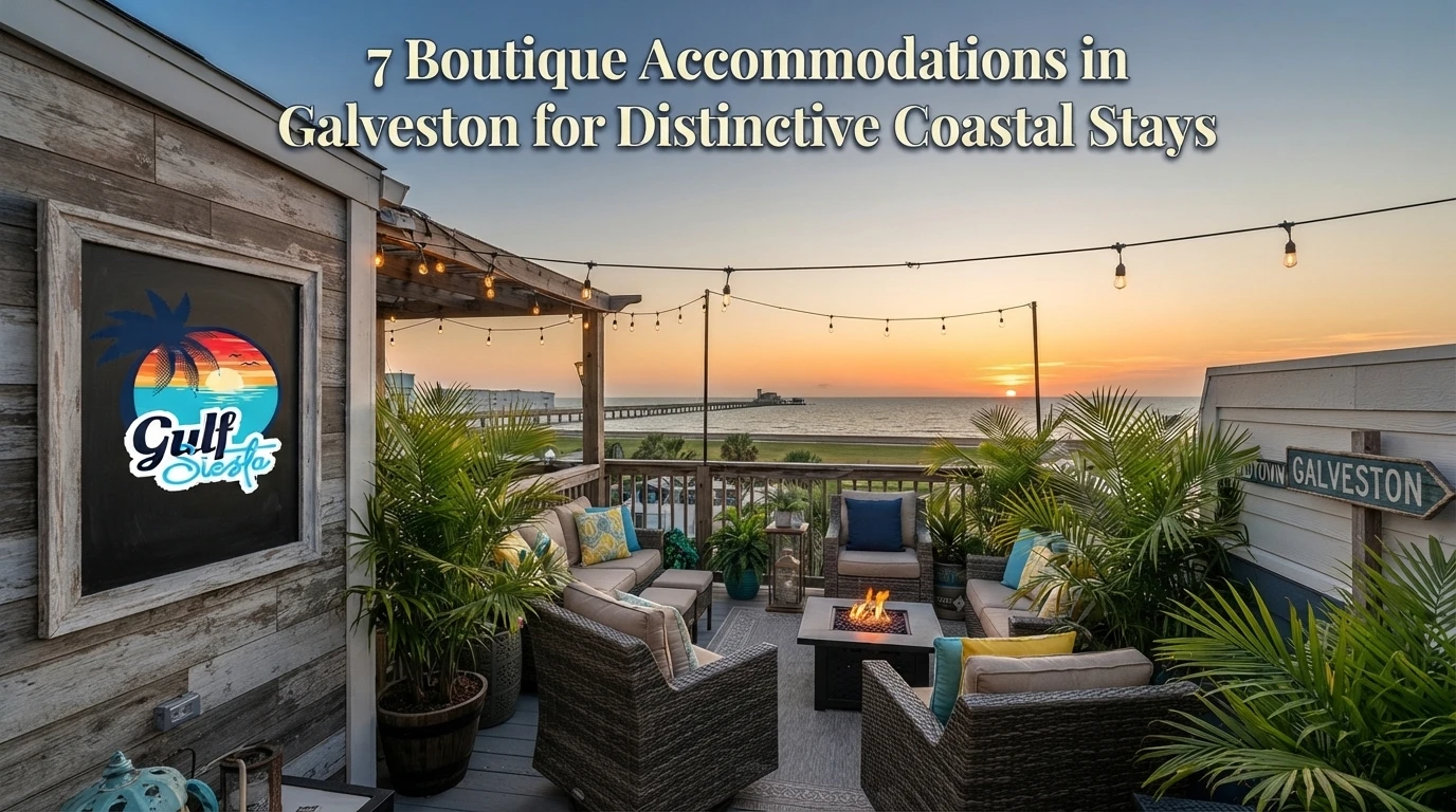 7 Boutique Accommodations in Galveston for Distinctive Coastal Stays